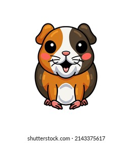 Cute Little Guinea Pig Cartoon Stock Vector (Royalty Free) 2143375617 ...