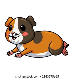 Cute little guinea pig cartoon