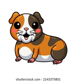 Cute little guinea pig cartoon