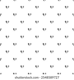 Cute little hearts in the background. Festive cover. Valentine's day wrapper. Vector illustration.