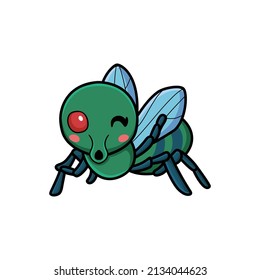 Cute Little House Fly Cartoon