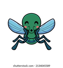 Cute Little House Fly Cartoon