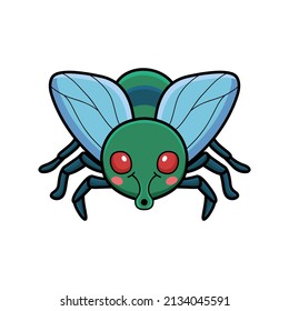 Cute Little House Fly Cartoon