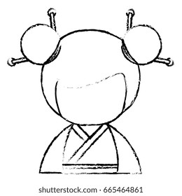 cute Little japanese doll