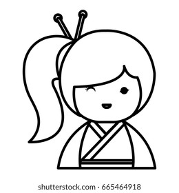 cute Little japanese doll