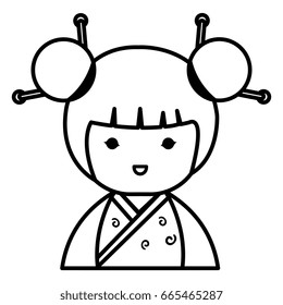 cute Little japanese doll