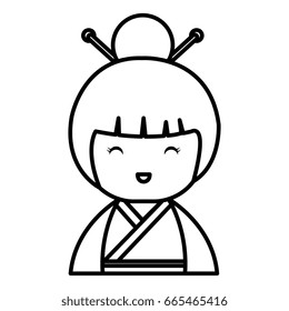cute Little japanese doll