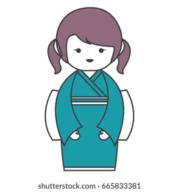 cute Little japanese doll