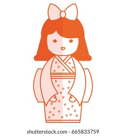 cute Little japanese doll