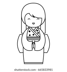 cute Little japanese doll
