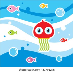 cute little jelly fish