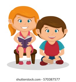 cute little kids character