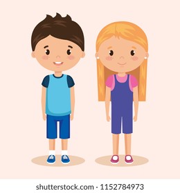 cute and little kids couple