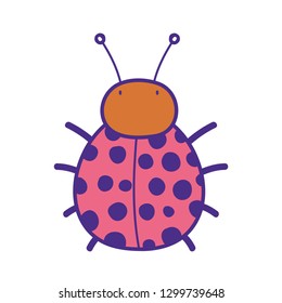 cute and little ladybug