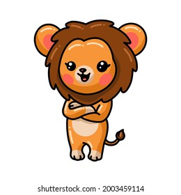 Cute kleine Löwe Cartoposit