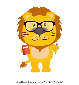 cute little lion character