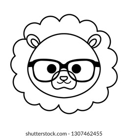 cute little lion character