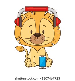 cute little lion character