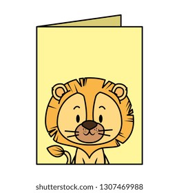 cute little lion character