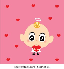cute little love angel