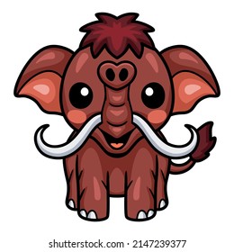 Pequeño personaje de dibujos animados de mamut