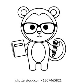cute little monkey character