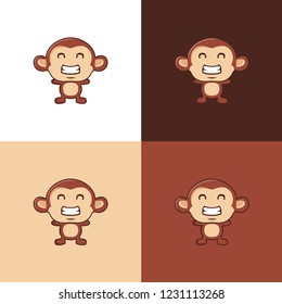 Cute Little Monkeys, feel happy