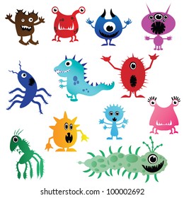 cute little monsters having fun