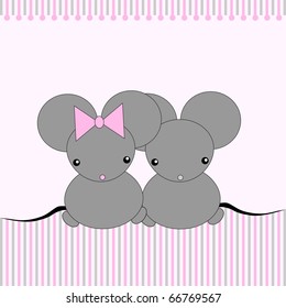 Cute little mouses