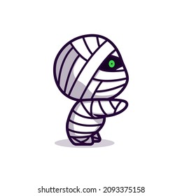 cute little mummy illustration design
