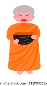 
Cute little novice, vector