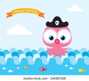 cute little octopus