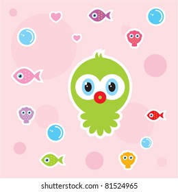 cute little octopus doodle