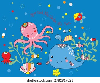 Cute little octopus 