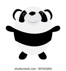 Cute Little Panda EPS10