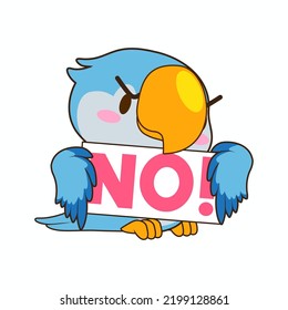 cute little parakeets vector illustration