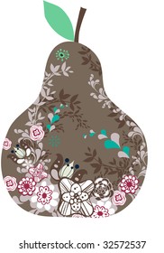 cute little pear design