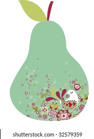 cute little pear design