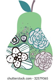 cute little pear design