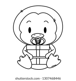 cute little penguin character