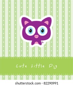 cute little pig