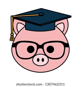cute little pig character