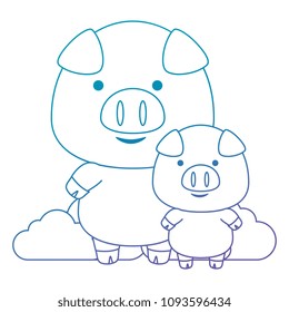 Little Black Pig And Son