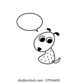 cute little puppy message