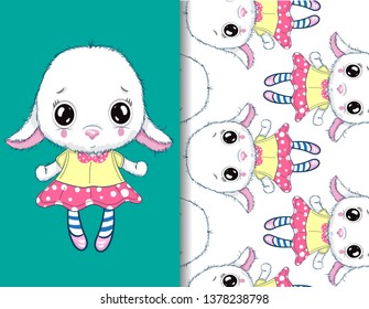 Cute little rabbit baby