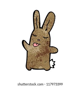 cute little rabbit cartoon