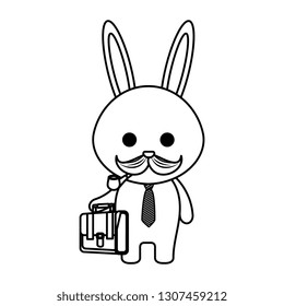 cute little rabbit character