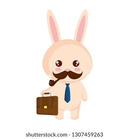 cute little rabbit character