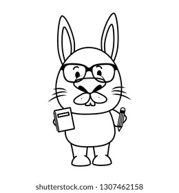 cute little rabbit character