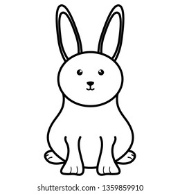 cute little rabbit character
